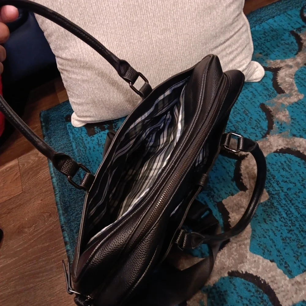 Steve Madden Barnett avenue Men's Leather Large Handbags Shoulder Bags Travel